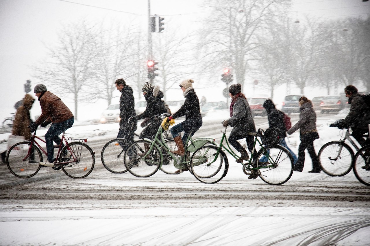12 советов как ездить на велосипеде зимой с комфортом