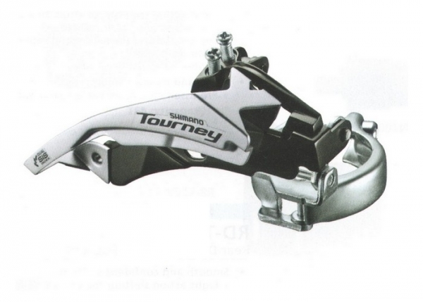 Переключатель передний Shimano Tourney TY510 универсальная тяга EFDTY510TSX6