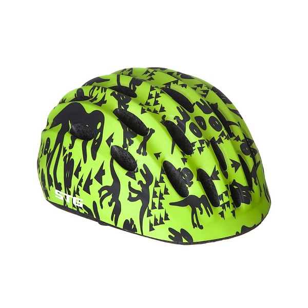 Шлем защитный STG HB10 черно-зеленый XS (44-48см) Х98561
