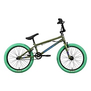 Велосипед Stark'22 Madness BMX 2 зеленый/голубой/зеленый HQ-0014009