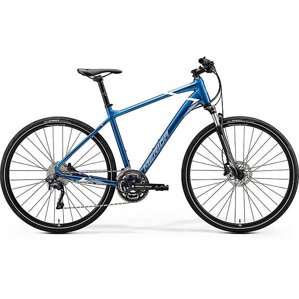 Велосипед Merida Crossway 500 SilkLightBlue/Silver-Blue 2020