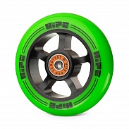 Колесо HIPE Н1 100mm black/green