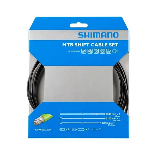 Трос+оплетка перекл Shimano SP41 черный Y60198092