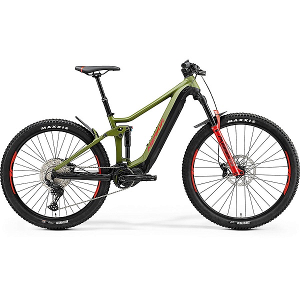 Велосипед Merida eOne.Forty 500 MattGreen/Black(Red) 2021