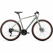 Велосипед CUBE HYDE (green´n´grey) 2021