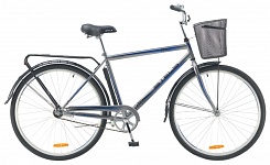 Велосипед Stels Navigator 28" 310 Gent Серый/Синий (с корзиной)