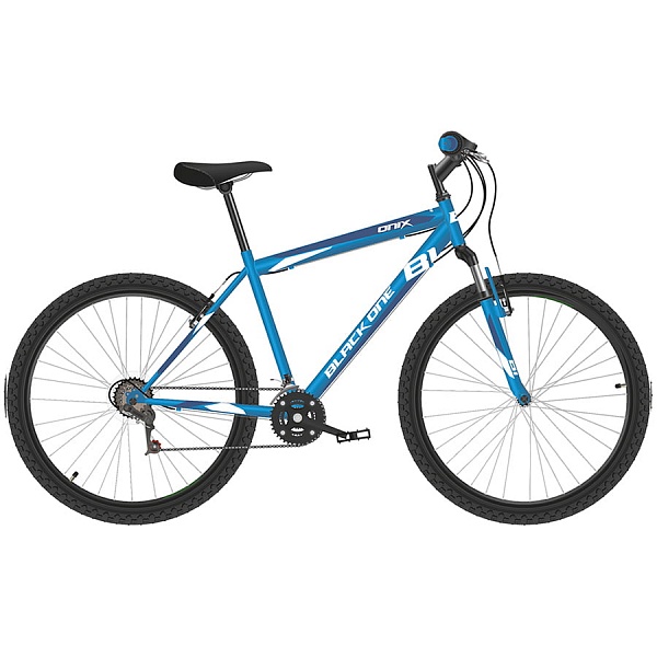 Велосипед Black One Onix 26 синий/белый 2021-2022