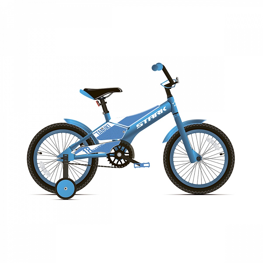 Велосипед Stark'20 Tanuki 18 Boy голубой/белый H000015188
