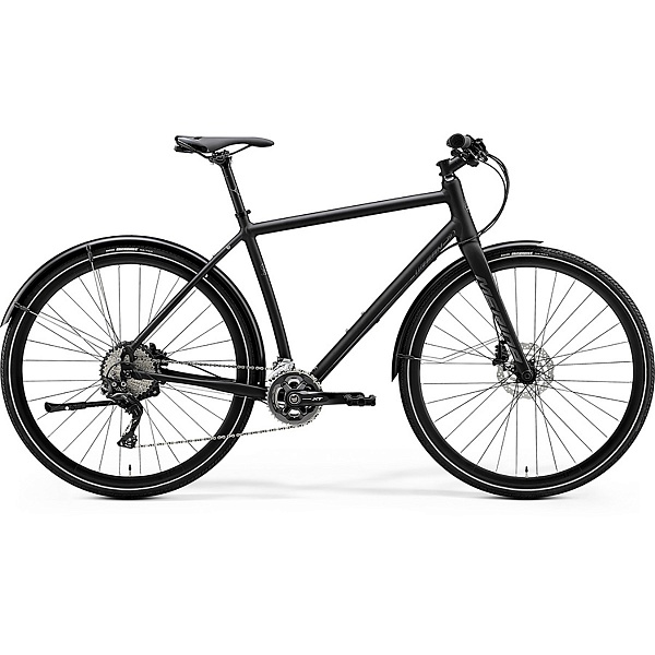 Велосипед Merida Crossway Urban XT Edition MattBlack/GlossyDarkSilver 2020