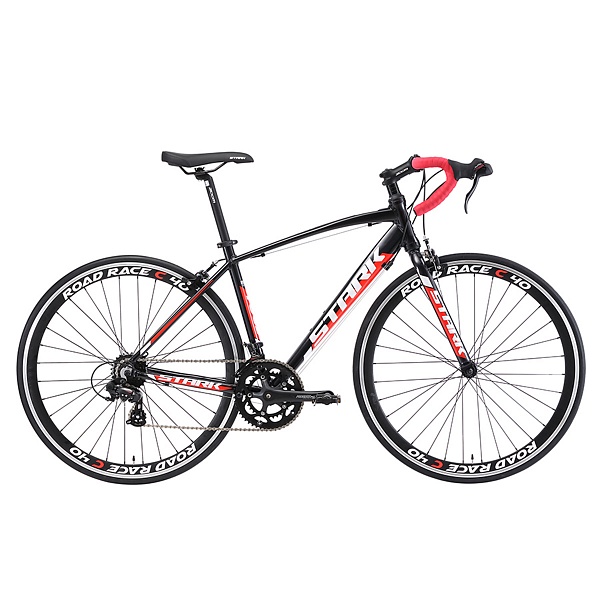 Велосипед Stark'18 Peloton 700.1 чёрный/красный/белый