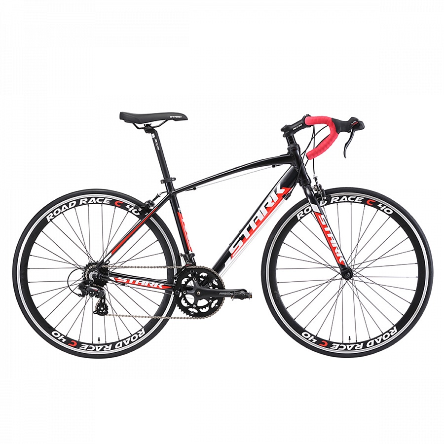 Велосипед Stark'18 Peloton 700.1 чёрный/красный/белый
